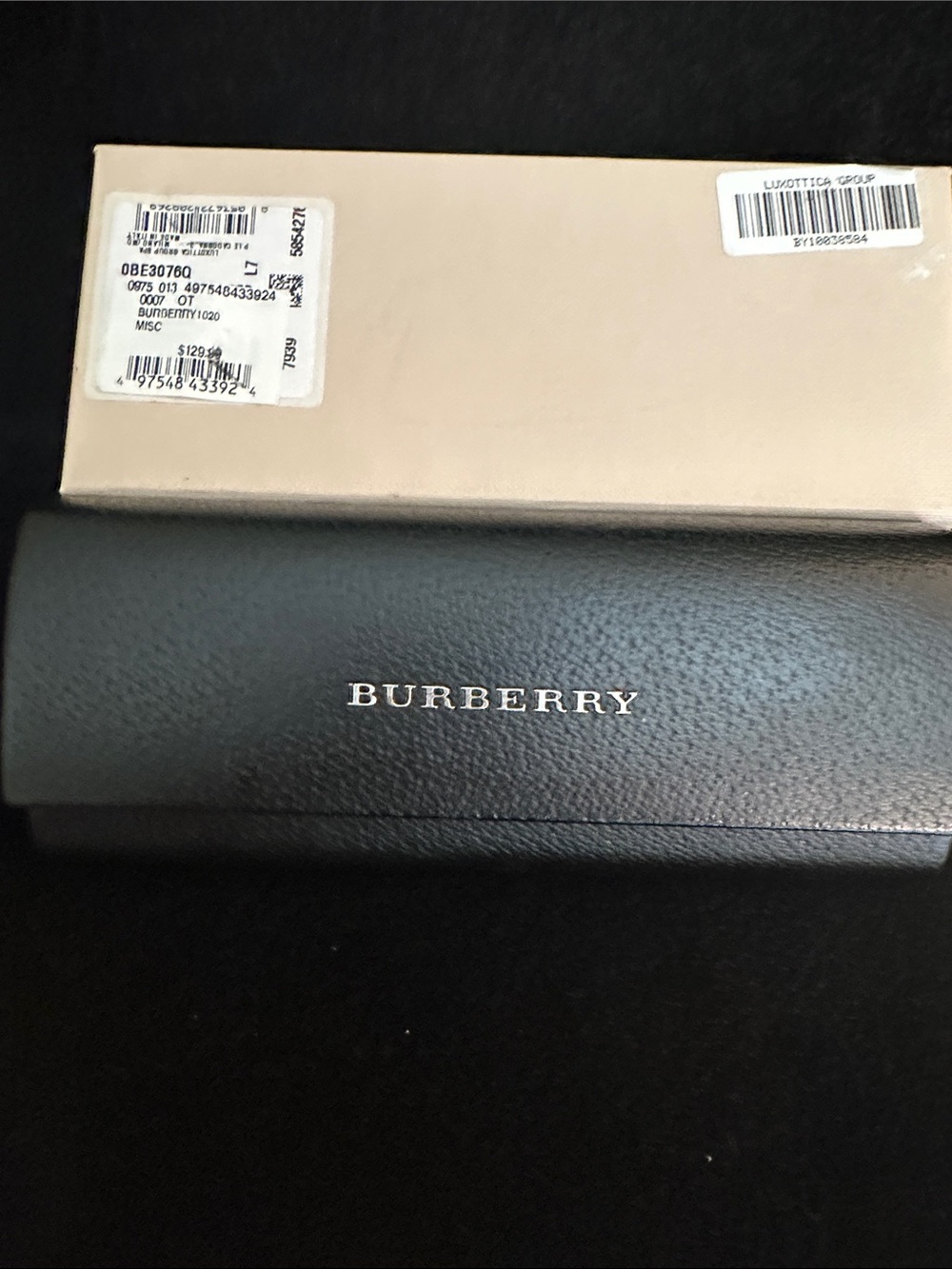 Burberry Tortoiseshell-Pattern Sunglasses with Dark Gray Lenses - Picture 3 of 9